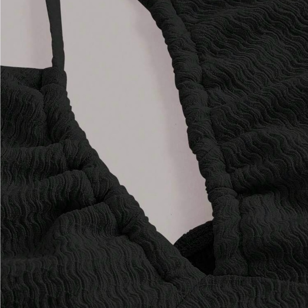 Black Halter Top - Picture 3 of 3